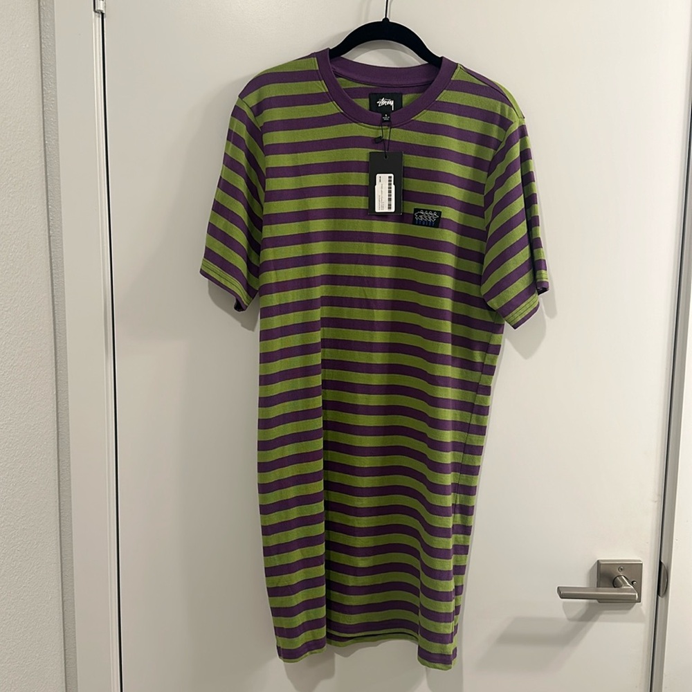 STUSSY MURRAY STRIPED T-SHIRT DRESS *BRAND NEW